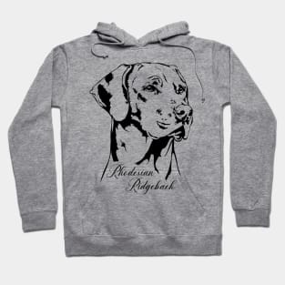 Rhodesian Ridgeback dog lover portrait Hoodie